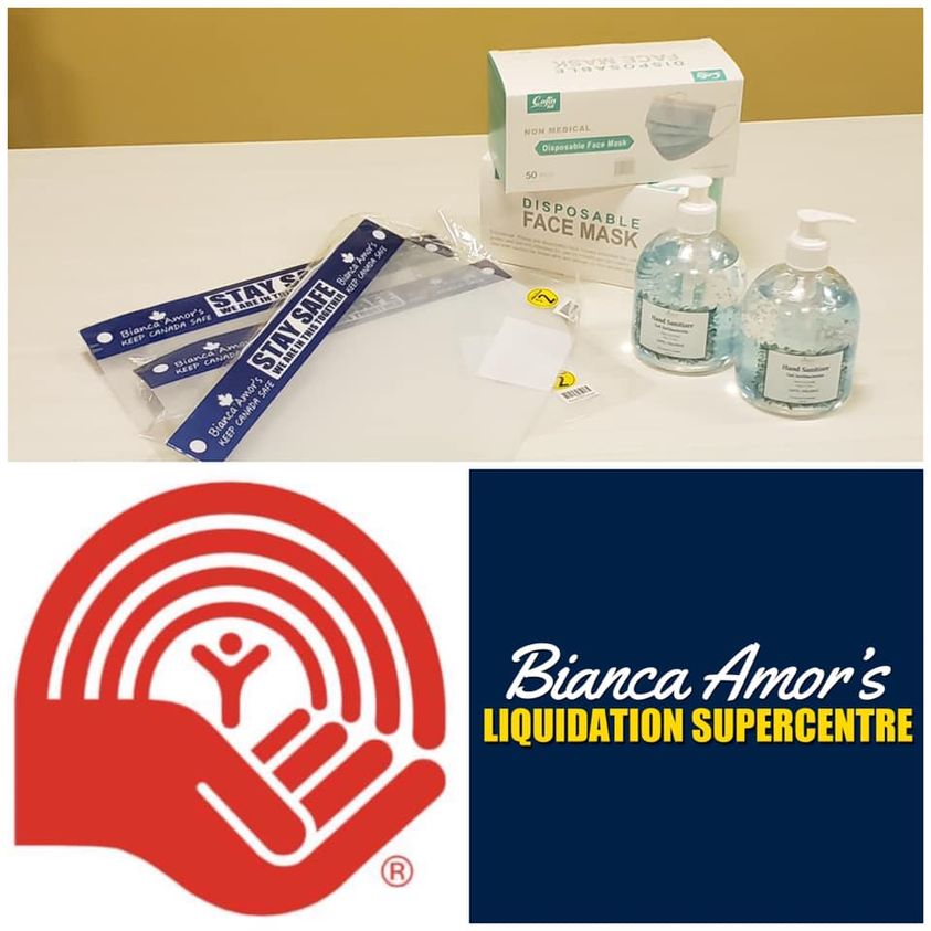 Bianca Amor's Liquidation Supercentre donated PPE